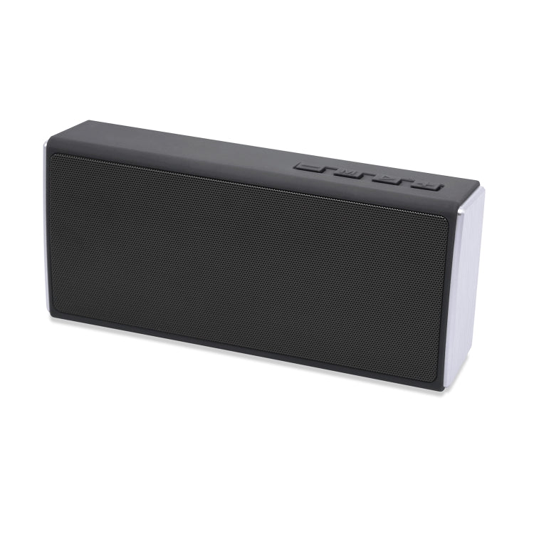 NewRixing NR-5012 Desktop Plating Bluetooth Speakerr, Support Hands-free Call / TF Card / FM / U Disk(Grey)