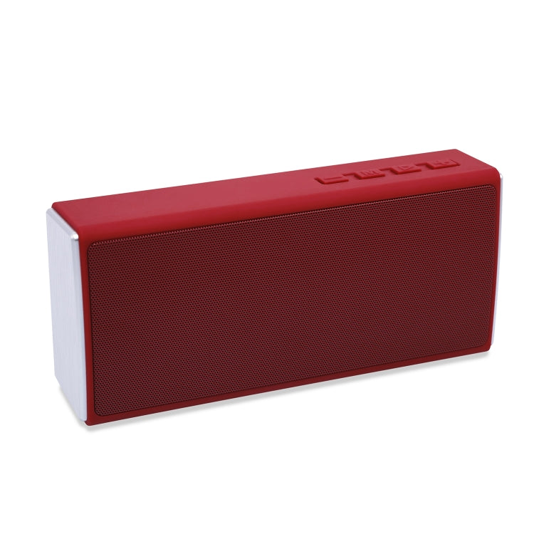 NewRixing NR-5012 Desktop Plating Bluetooth Speakerr, Support Hands-free Call / TF Card / FM / U Disk(Red)