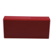 NewRixing NR-5012 Desktop Plating Bluetooth Speakerr, Support Hands-free Call / TF Card / FM / U Disk(Red)