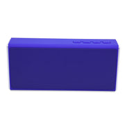 NewRixing NR-5012 Desktop Plating Bluetooth Speakerr, Support Hands-free Call / TF Card / FM / U Disk(Blue)