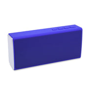 NewRixing NR-5012 Desktop Plating Bluetooth Speakerr, Support Hands-free Call / TF Card / FM / U Disk(Blue)