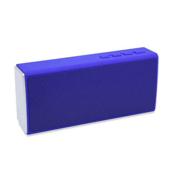NewRixing NR-5012 Desktop Plating Bluetooth Speakerr, Support Hands-free Call / TF Card / FM / U Disk(Blue)