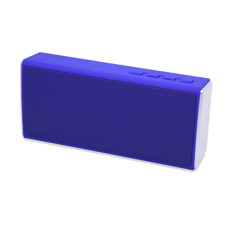 NewRixing NR-5012 Desktop Plating Bluetooth Speakerr, Support Hands-free Call / TF Card / FM / U Disk(Blue)