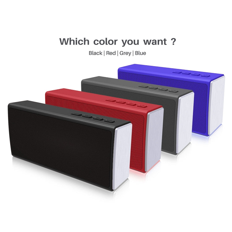 NewRixing NR-5012 Desktop Plating Bluetooth Speakerr, Support Hands-free Call / TF Card / FM / U Disk(Black)