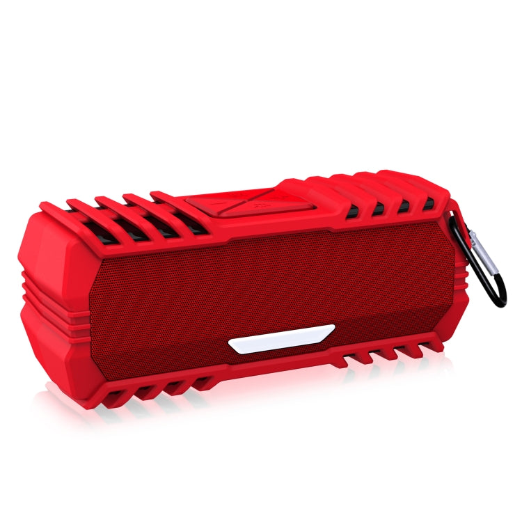 NewRixing NR-5015 Outdoor Portable Bluetooth Speakerr with Hook, Support Hands-free Call / TF Card / FM / U Disk(Red)