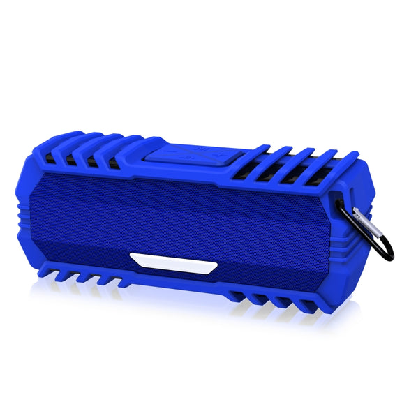 NewRixing NR-5015 Outdoor Portable Bluetooth Speakerr with Hook, Support Hands-free Call / TF Card / FM / U Disk(Blue)