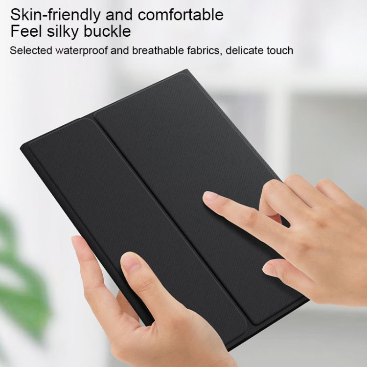 HK006D Square Keys Detachable Bluetooth Solid Color Keyboard Leather Tablet Case with Colorful Backlight & Holder for iPad mini 6(Mint Green)