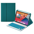 HK006D Square Keys Detachable Bluetooth Candy Color Keyboard Leather Tablet Case with Colorful Backlight & Holder for iPad mini 6(Dark Green) - For iPad mini by PMC TechLife | Online Shopping South Africa | PMC TechLife