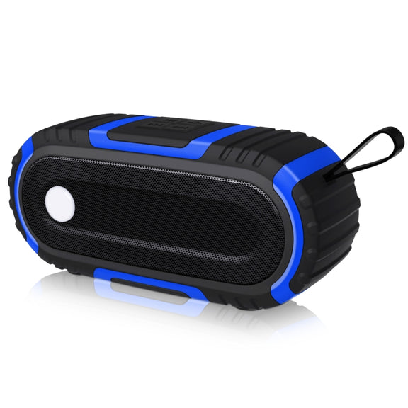 NewRixing NR-5016 Outdoor Splash-proof Water Bluetooth Speaker, Support Hands-free Call / TF Card / FM / U Disk(Blue)