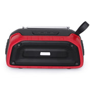 New Rixing NR-906FM TWS Water-resistant Bluetooth Speaker Support Hands-free Call / FM with Handle & Antenna(Red)