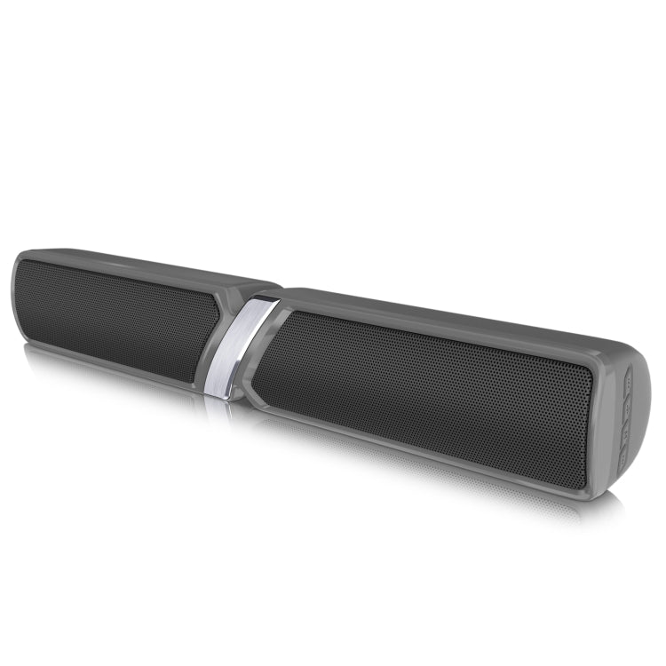 NewRixing NR-6017 Outdoor Portable Bluetooth Speaker, Support Hands-free Call / TF Card / FM / U Disk(Gray)