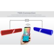 NewRixing NR-6017 Outdoor Portable Bluetooth Speaker, Support Hands-free Call / TF Card / FM / U Disk(Red)
