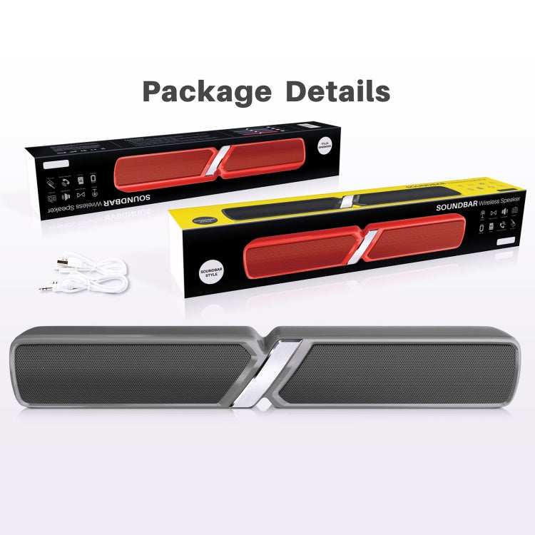 NewRixing NR-6017 Outdoor Portable Bluetooth Speaker, Support Hands-free Call / TF Card / FM / U Disk(Red)