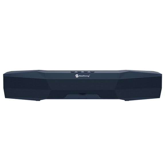 NewRixing NR-7011 Outdoor Portable Bluetooth Speaker with Phone Holder, Support Hands-free Call / TF Card / FM / U Disk(Blue)