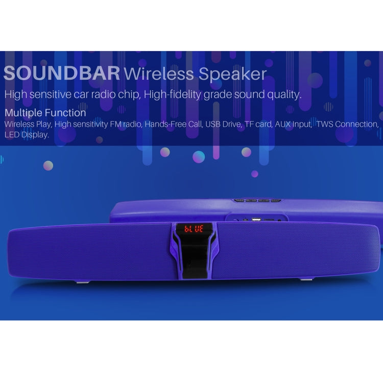 NewRixing NR-7017 Outdoor Portable Bluetooth Speaker, Support Hands-free Call / TF Card / FM / U Disk(Red)
