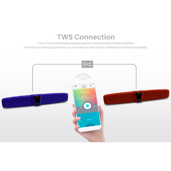 NewRixing NR-7017 Outdoor Portable Bluetooth Speaker, Support Hands-free Call / TF Card / FM / U Disk(Red)