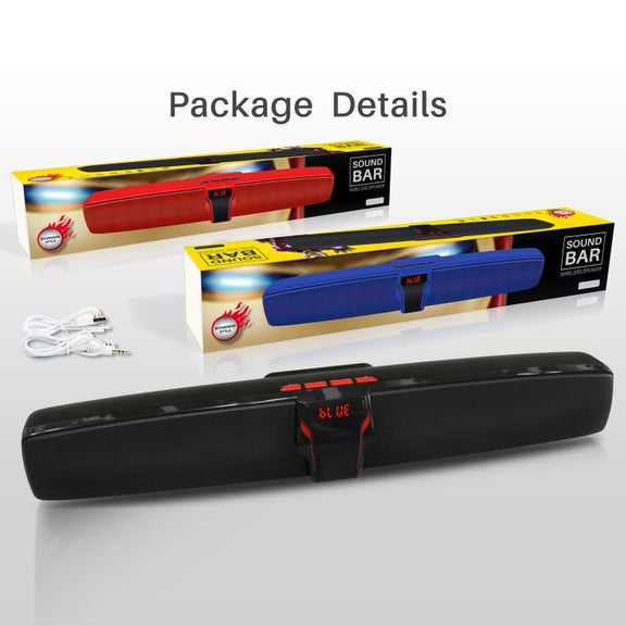 NewRixing NR-7017 Outdoor Portable Bluetooth Speaker, Support Hands-free Call / TF Card / FM / U Disk(Red)