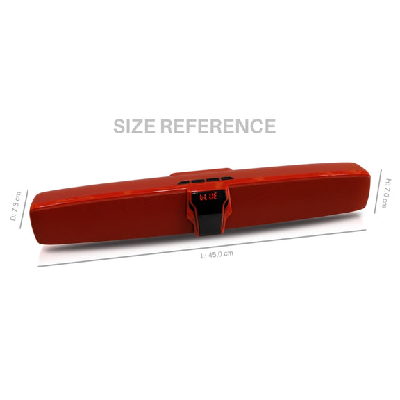 NewRixing NR-7017 Outdoor Portable Bluetooth Speaker, Support Hands-free Call / TF Card / FM / U Disk(Red)