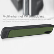 NewRixing NR-7018 Outdoor Portable Bluetooth Speaker with Phone Holder, Support Hands-free Call / TF Card / FM / U Disk(Red)