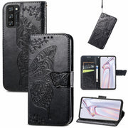 For Blackview A100 Butterfly Love Flower Embossed Horizontal Flip Leather Case with Holder & Card Slots & Wallet & Lanyard(Black)