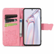 For Blackview A100 Butterfly Love Flower Embossed Horizontal Flip Leather Case with Holder & Card Slots & Wallet & Lanyard(Pink)