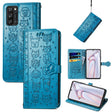 For Blackview A100 Lovely Cat and Dog Embossing Pattern Horizontal Flip Leather Case , with Holder & Card Slots & Wallet & Cartoon Clasp & Lanyard(Blue) - More Brand by PMC TechLife | Online Shopping South Africa | PMC TechLife | Buy Now Pay Later Mobicred