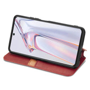 For Blackview A100 Cubic Grid Pressed Horizontal Flip Magnetic PU Leather Case with Holder & Card Slots & Wallet(Red)