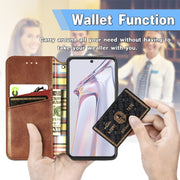 For Blackview A100 Cubic Grid Pressed Horizontal Flip Magnetic PU Leather Case with Holder & Card Slots & Wallet(Blue)