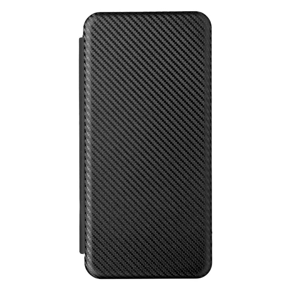 For Doogee S59 / S59 Pro Carbon Fiber Texture Horizontal Flip TPU + PC + PU Leather Case with Card Slot(Black)