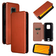 For Doogee S59 / S59 Pro Carbon Fiber Texture Horizontal Flip TPU + PC + PU Leather Case with Card Slot(Brown) - More Brand by PMC TechLife | Online Shopping South Africa | PMC TechLife | Buy Now Pay Later Mobicred