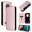 For Doogee S86 / S86 Pro Carbon Fiber Texture Horizontal Flip TPU + PC + PU Leather Case with Card Slot(Pink) - More Brand by PMC TechLife | Online Shopping South Africa | PMC TechLife | Buy Now Pay Later Mobicred