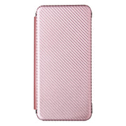 For Doogee S86 / S86 Pro Carbon Fiber Texture Horizontal Flip TPU + PC + PU Leather Case with Card Slot(Pink)