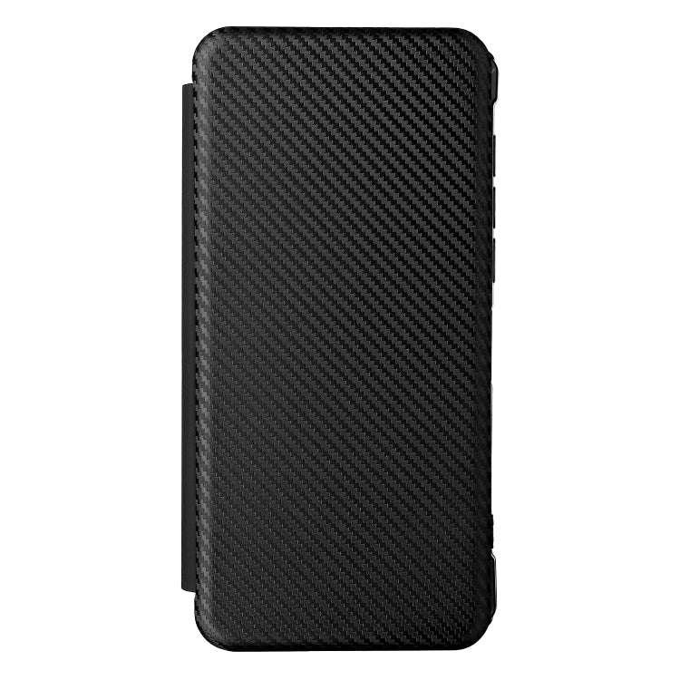 For Doogee S86 / S86 Pro Carbon Fiber Texture Horizontal Flip TPU + PC + PU Leather Case with Card Slot(Black)