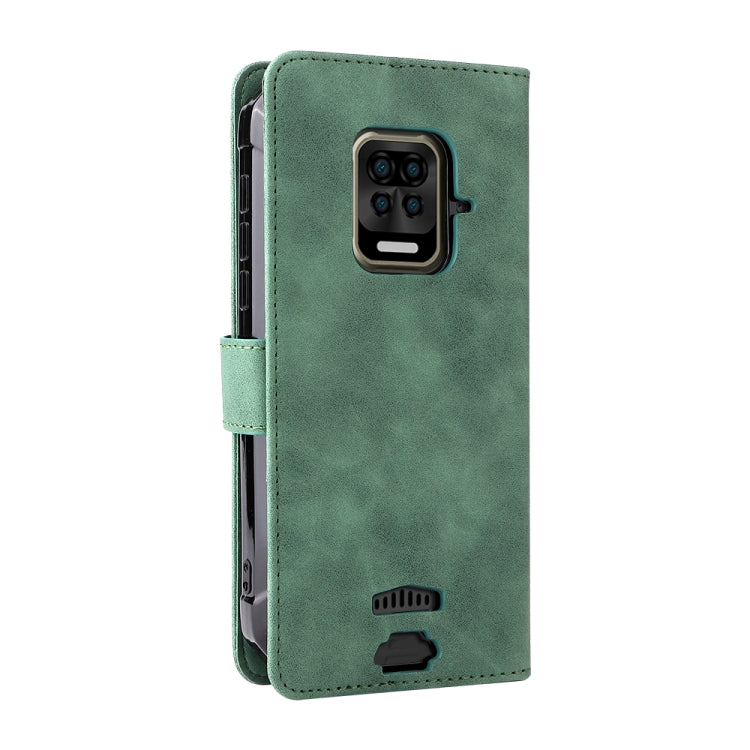 For Doogee S59 / S59 Pro Solid Color Skin Feel Magnetic Buckle Horizontal Flip Calf Texture PU Leather Case with Holder & Card Slots & Wallet(Green)