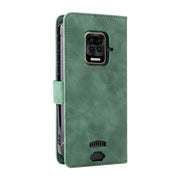 For Doogee S59 / S59 Pro Solid Color Skin Feel Magnetic Buckle Horizontal Flip Calf Texture PU Leather Case with Holder & Card Slots & Wallet(Green)