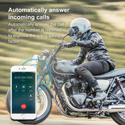 V9 Pro Motorcycle Helmet Bluetooth Walkie-talkie Support FM(Black)