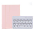 A06B Ultra-thin Detachable Bluetooth Keyboard Leather Case with Pen Slot & Holder for iPad mini 6 / mini 7(Pink) - For iPad mini by PMC TechLife | Online Shopping South Africa | PMC TechLife | Buy Now Pay Later Mobicred