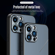 For iPhone 11 Pro Max R-JUST RJ-52 3-Line Style Metal TPU Shockproof Protective Case (Pink)