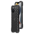 For iPhone 13 R-JUST RJ-50 Hollow Breathable Armor Metal Shockproof Protective Case(Silver Grey) - free shipping - PMC TechLife - Order now!