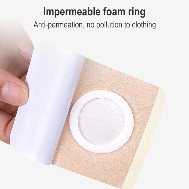 100 PCS 042 Spunlace Non-woven Stickers Anti-osmosis Three-volt Belly Button Plaster, Size:5x5x1.5cm(Square)