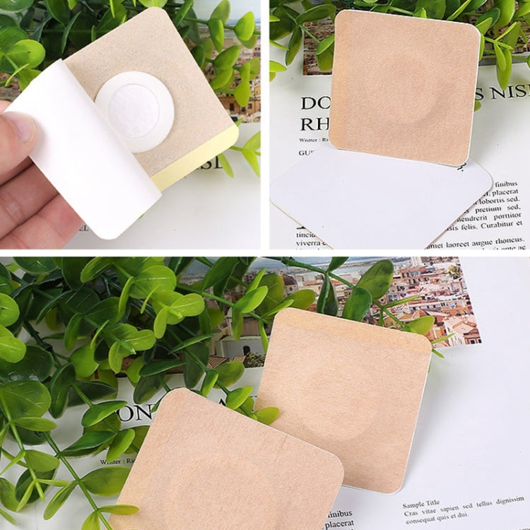 100 PCS 042 Spunlace Non-woven Stickers Anti-osmosis Three-volt Belly Button Plaster, Size:8x8x4cm(Square)