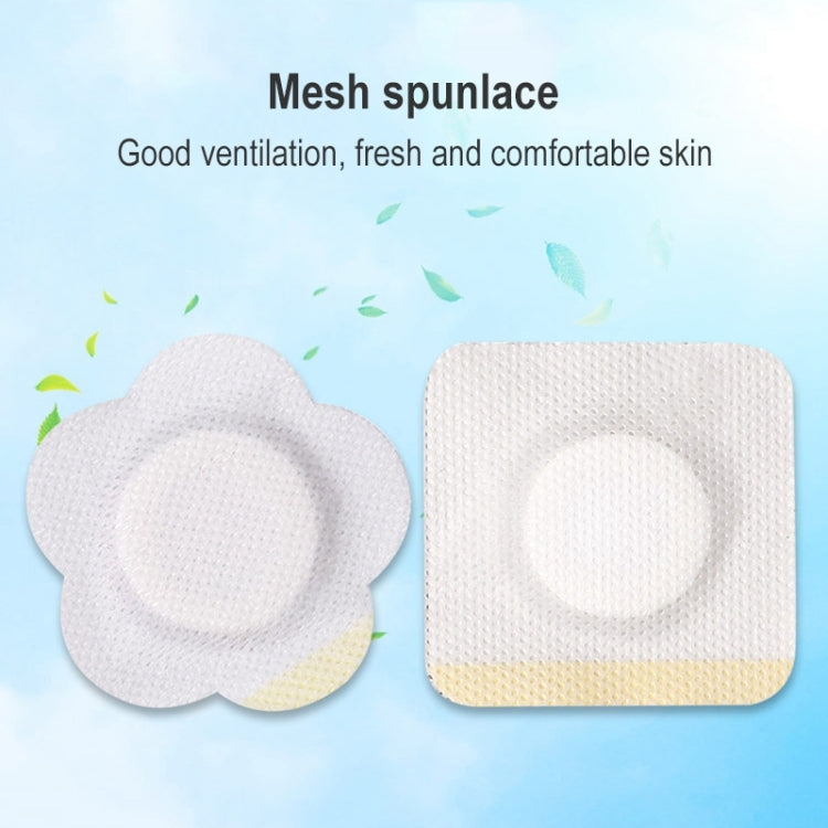 50pcs 043 Non-woven Stickers Wound Anti-seepage Three-volt Medicinal Patch, Size:7x7x3cm (Square)