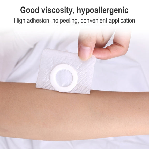50pcs 043 Non-woven Stickers Wound Anti-seepage Three-volt Medicinal Patch, Size:7x7x3cm (Square)