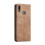 For Galaxy A10s CaseMe-013 Multifunctional Horizontal Flip Leather Case with Card Slot & Holder & Wallet(Brown)