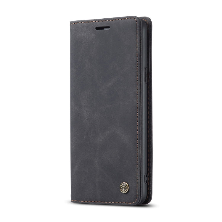 For Galaxy A20s CaseMe-013 Multifunctional Horizontal Flip Leather Case with Card Slot & Holder & Wallet(Black)