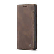 For Galaxy A20s CaseMe-013 Multifunctional Horizontal Flip Leather Case with Card Slot & Holder & Wallet(Coffee)