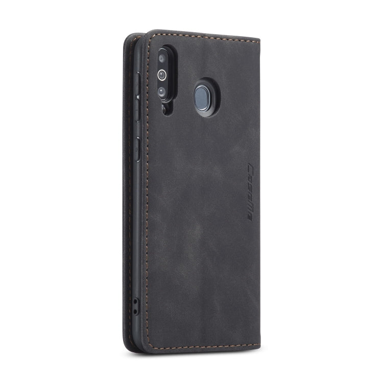 For Galaxy A40s / M30 CaseMe-013 Multifunctional Horizontal Flip Leather Case with Card Slot & Holder & Wallet(Black)