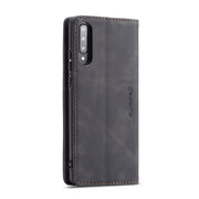 For Galaxy A70s CaseMe-013 Multifunctional Horizontal Flip Leather Case with Card Slot & Holder & Wallet(Black)