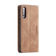 For Galaxy A70s CaseMe-013 Multifunctional Horizontal Flip Leather Case with Card Slot & Holder & Wallet(Brown)