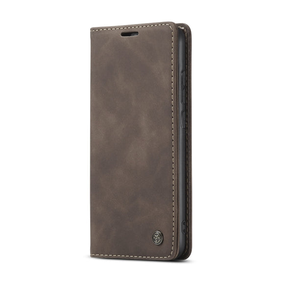 For Xiaomi Redmi Note 8 CaseMe-013 Multifunctional Horizontal Flip Leather Case with Card Slot & Holder & Wallet(Coffee)